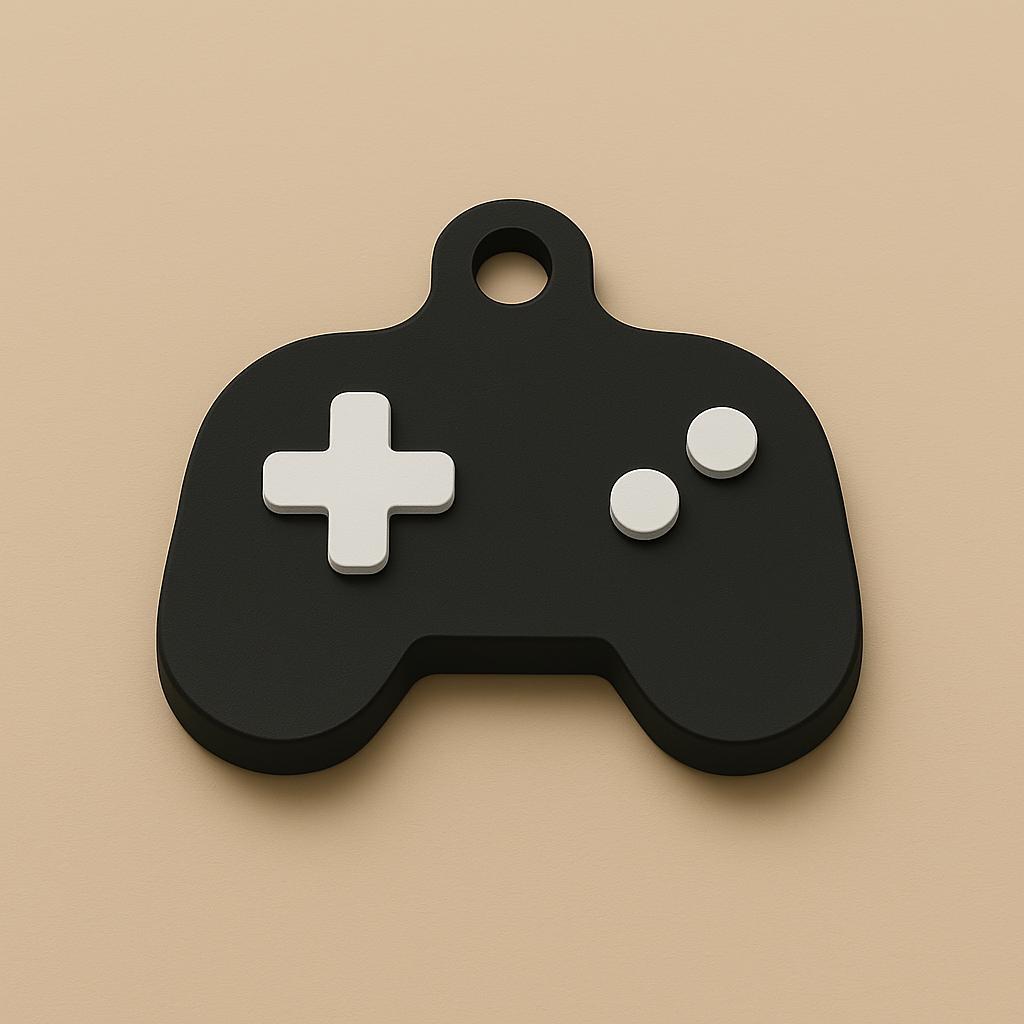 Kontrollformad nyckelring – Ikon