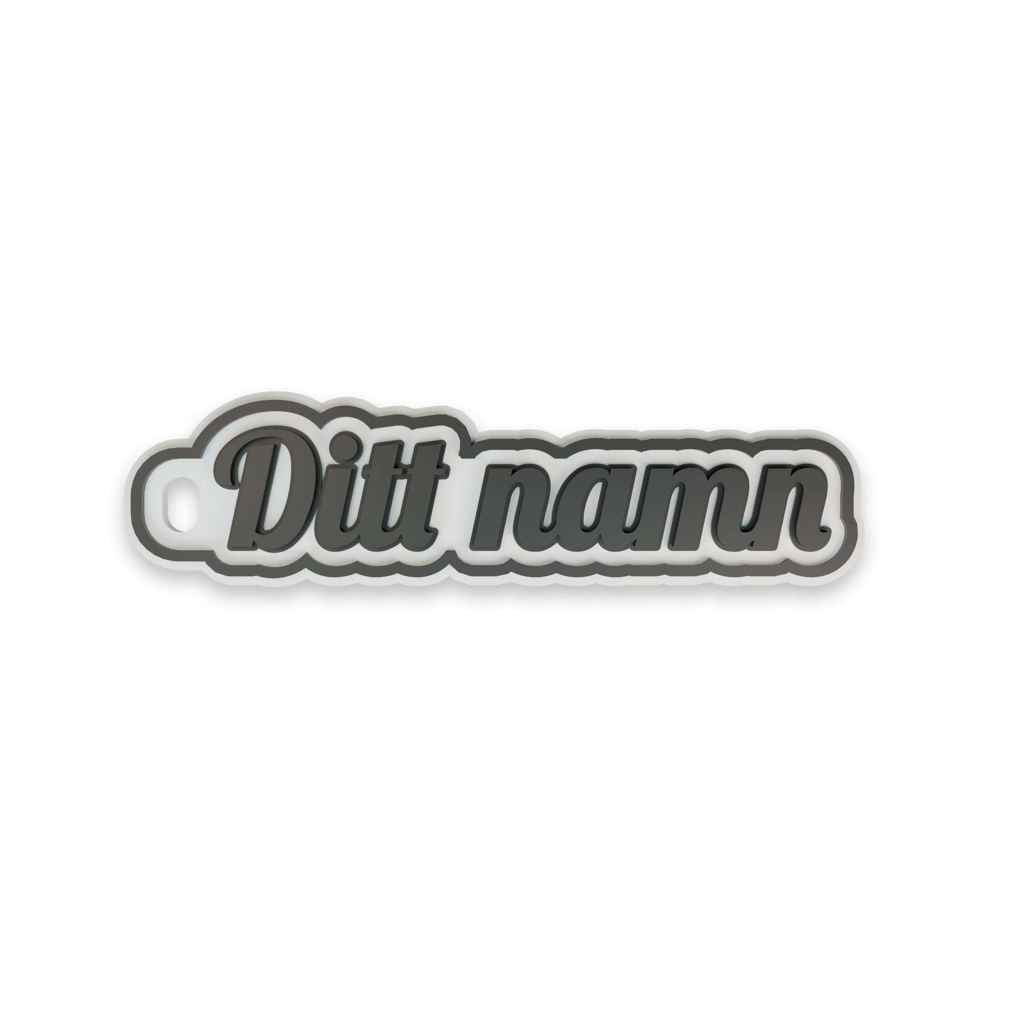 Personlig nyckelring - Signat | Kontur