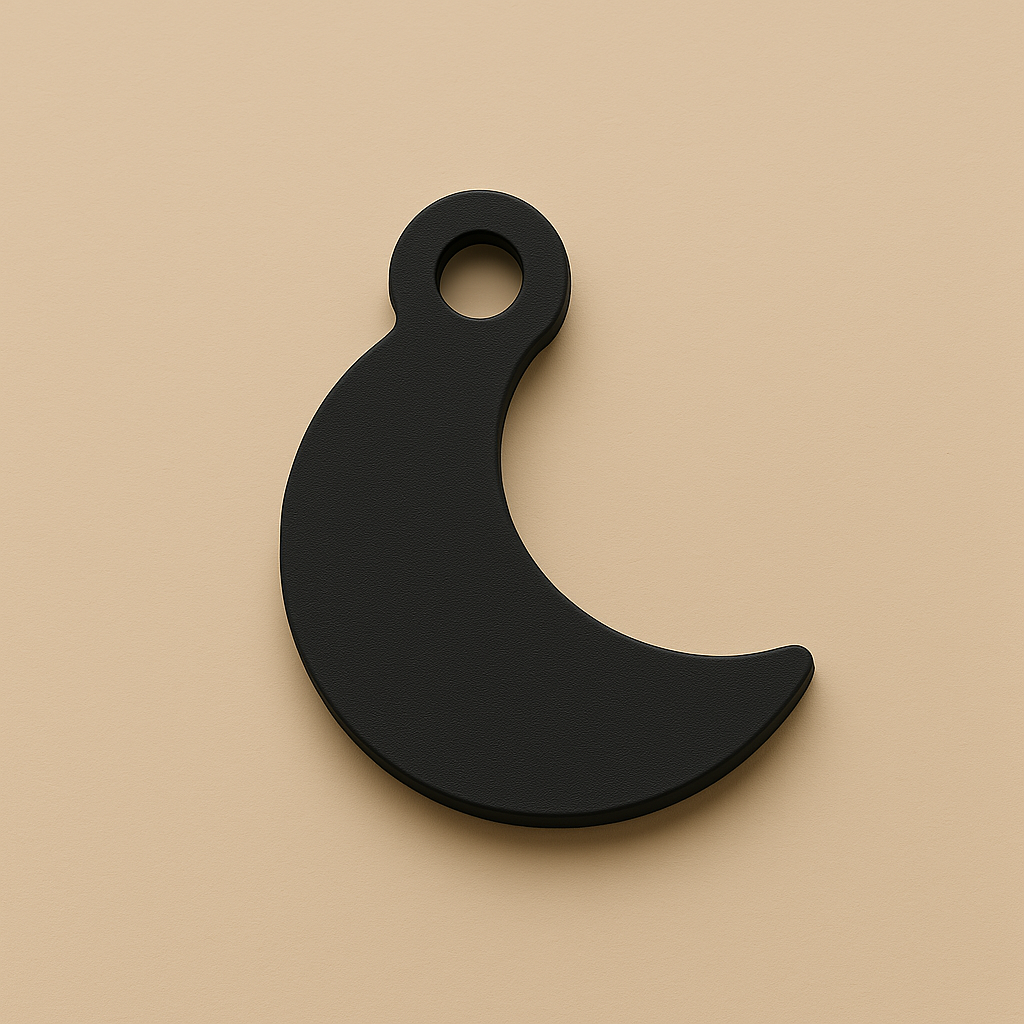 Månformad nyckelring – Ikon