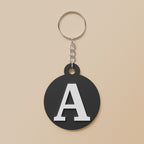 Bokstav – Rund nyckelring