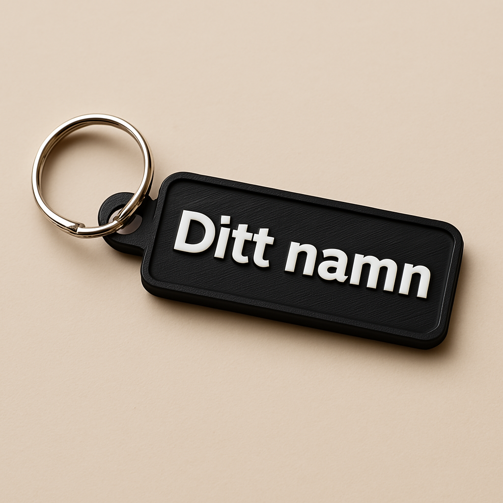 Personlig namnskylt – Rektangulär